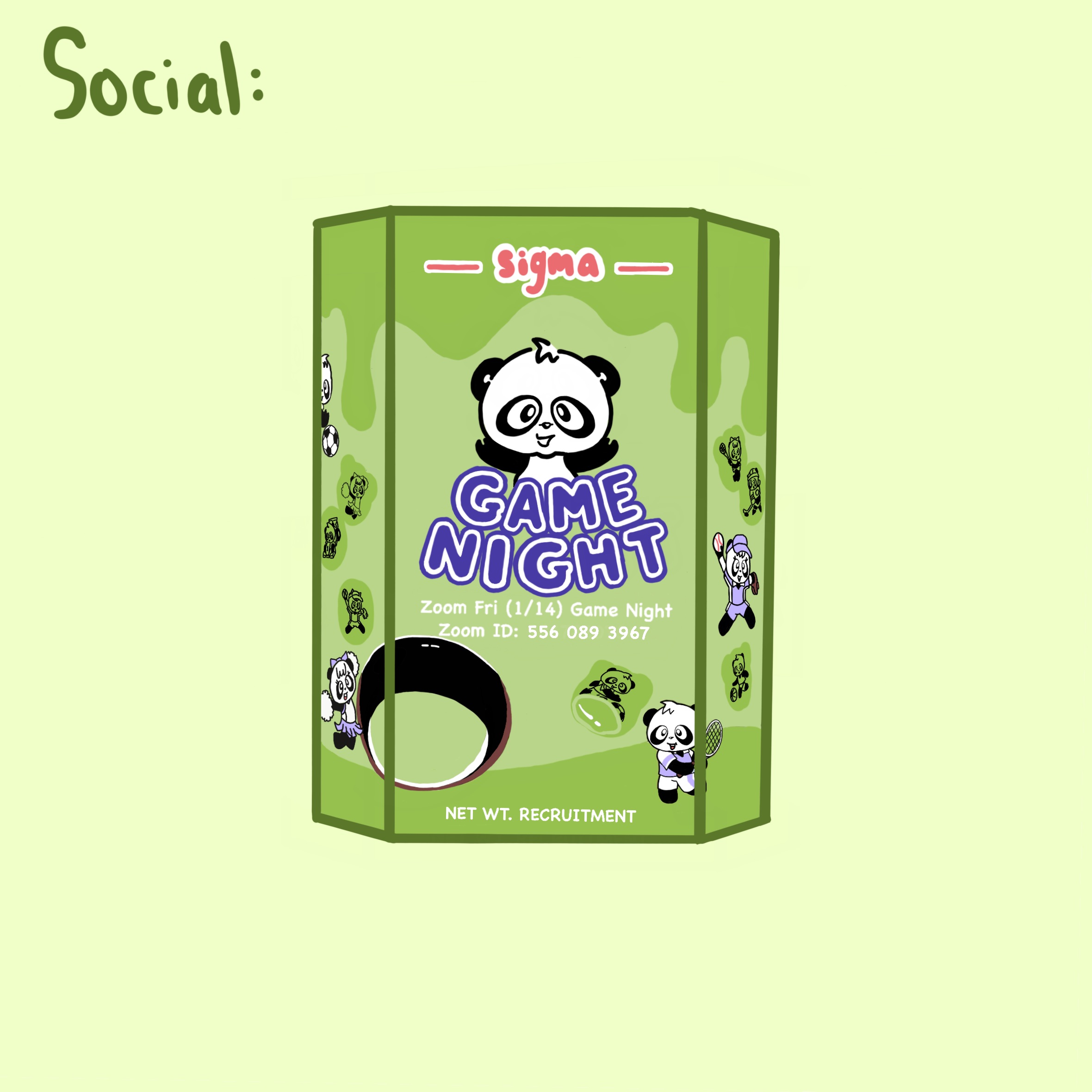 Sigma Store social event illustration